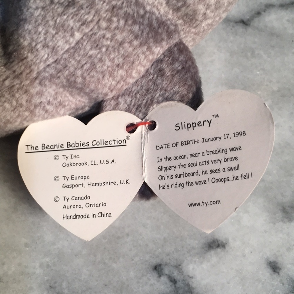 Ty Beanie babies, Slippery the seal. (4222) Rare - Picture 3 of 5